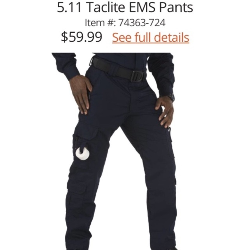 EMS Pants sz 32/34 5.11 Taclite